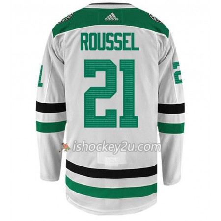Mænd NHL Dallas Stars Trøje ANTOINE ROUSSEL 21 Adidas Hvid Authentic